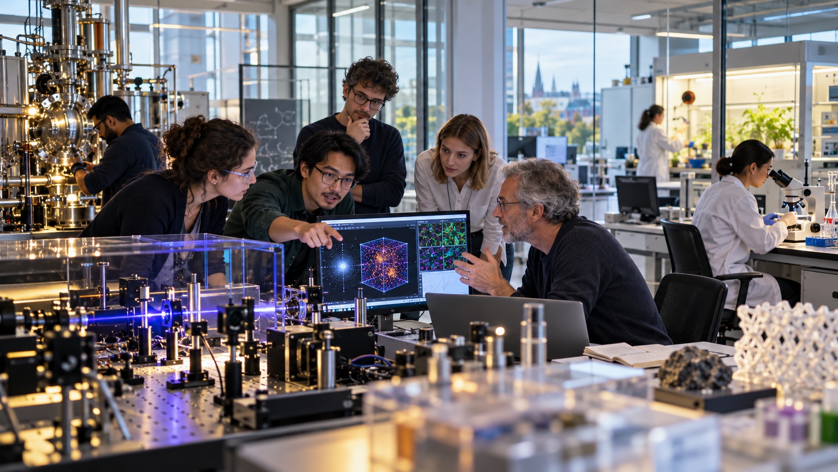 An interdisciplinary European research team exploring an unconventional experiment and unexpected data