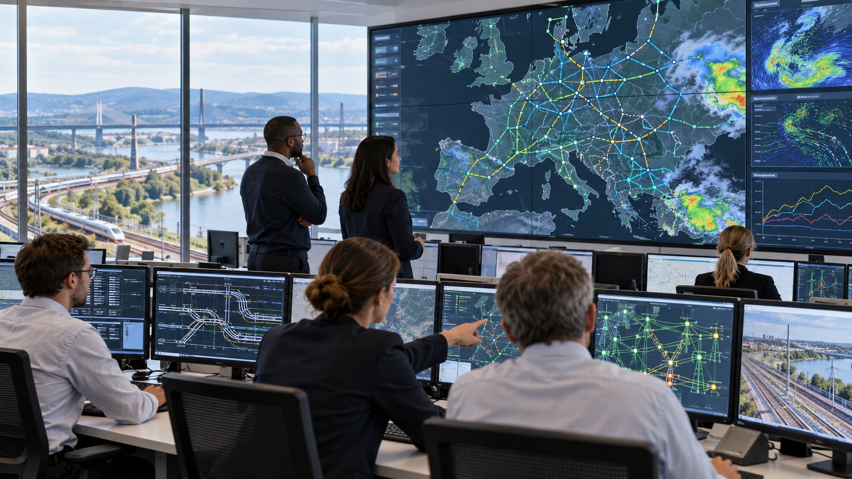 European infrastructure specialists monitoring connected networks across the continent