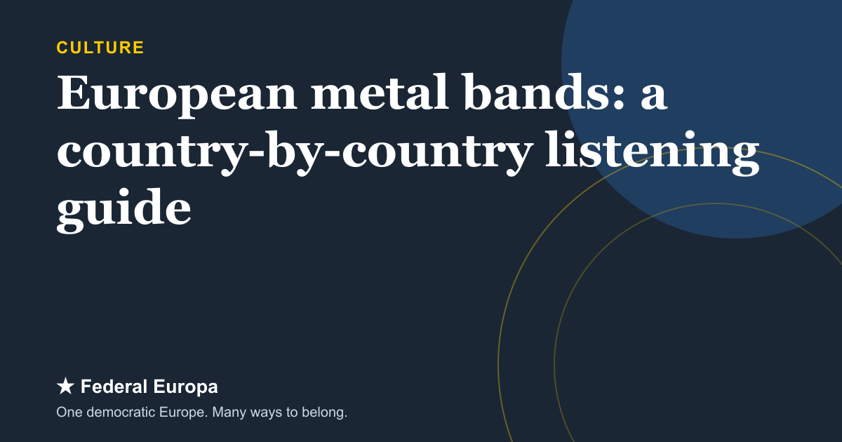 European metal bands country-by-country listening guide